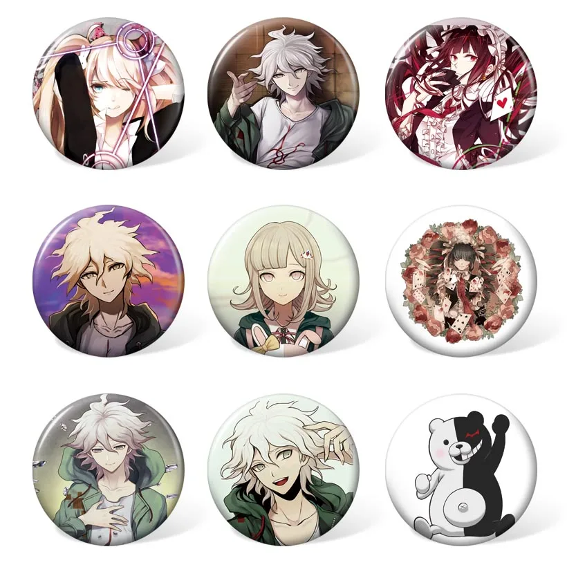 Аксессуары для рюкзака или сумки аниме Danganronpa Monokuma мультяшный значок красочная