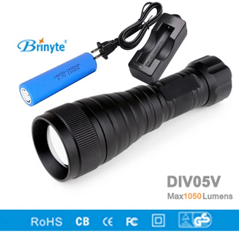 Светодиодная лампа для видеосъемки Brinyte DIV05V CREE XML2 200 лм светодиодный фонарь