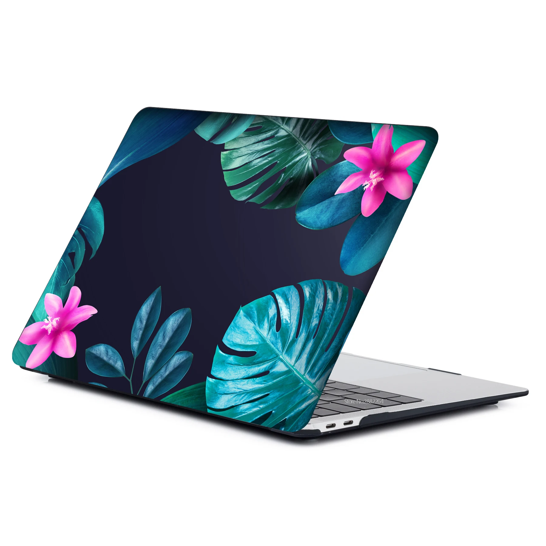 Чехол для ноутбука с цветами для MacBook Touch ID Air 13 A1932 для MacBook Air Pro retina 11 12 13 13,3 15 touch bar A2159+ чехол для клавиатуры
