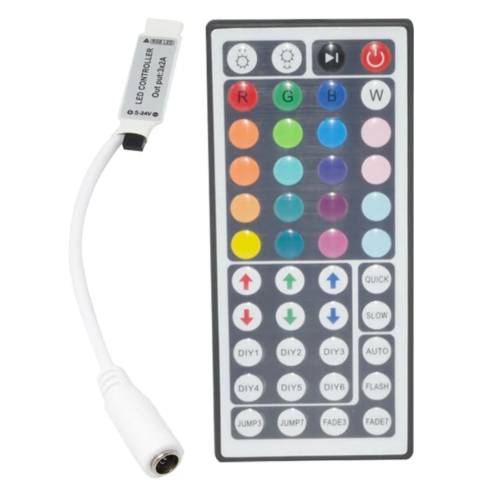 24 44 клавиши домашний светодиодный RGB светильник полоса Беспроводные аксессуары