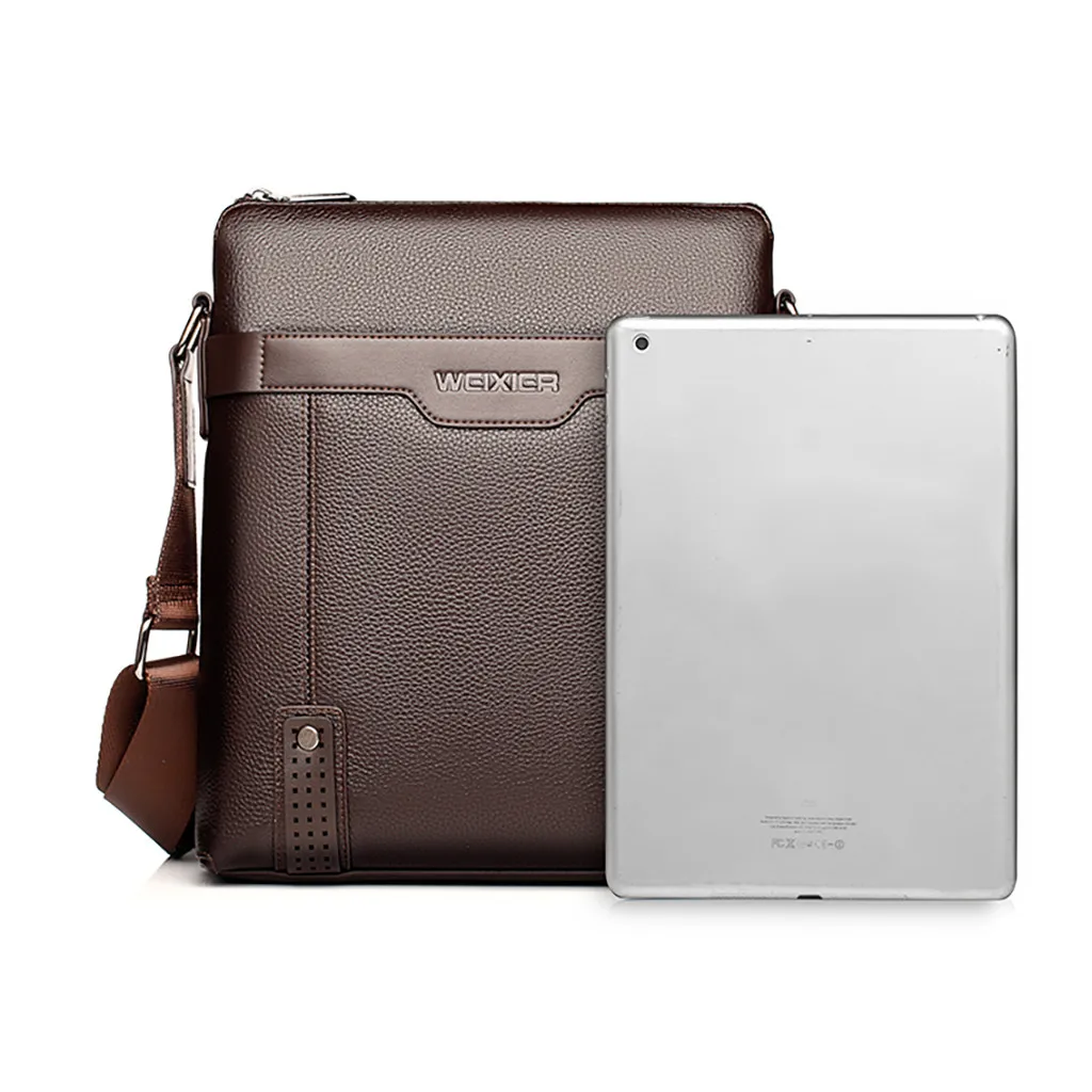 Роскошные Брендовые мужские сумки-мессенджеры деловая Повседневная сумка через