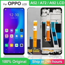 6.5 Original For Oppo A72 A92 CPH2067 LCD Display 10 Touch Screen Digitizer Assembly Replacement For Oppo Realme A52 LCD