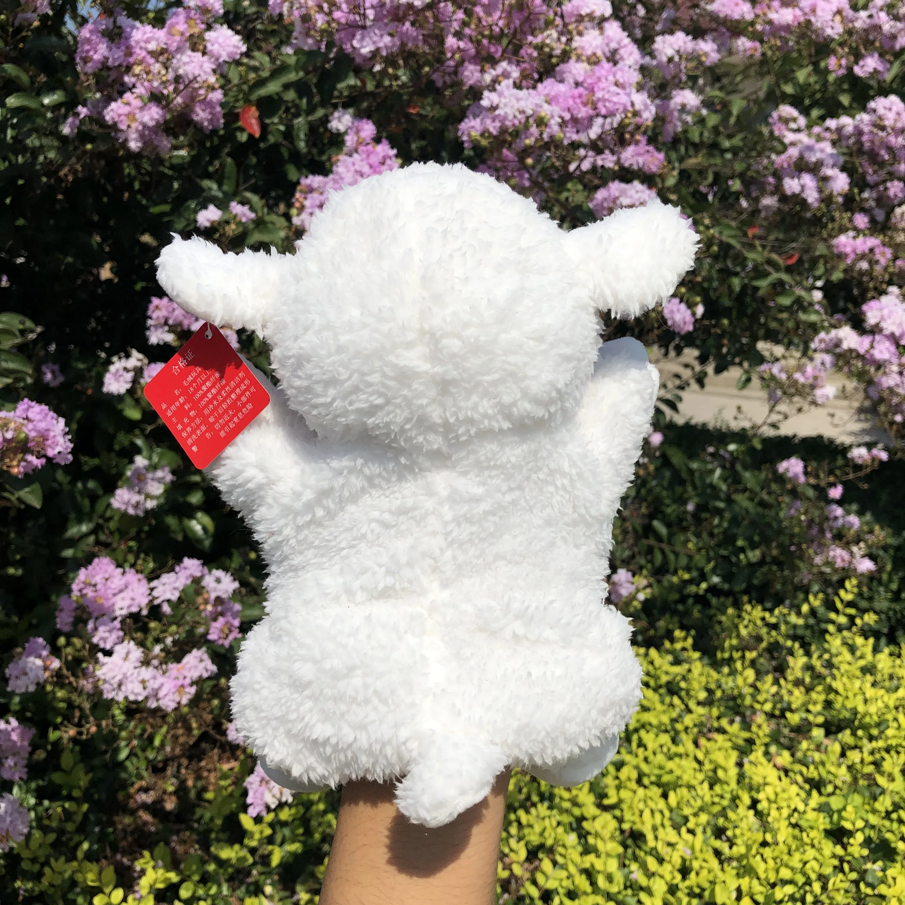 23cm Cute Sheep Hand Puppet Baby Kids Developmental Toys Soft Lovely Cartoon Interactive Plush doll Game Playing Toy kids Gifts | Игрушки и