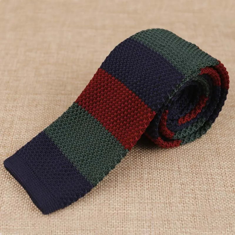 Мужской галстук новинка Вязаный Галстук с узким верхом 5 см подарки для мужчин