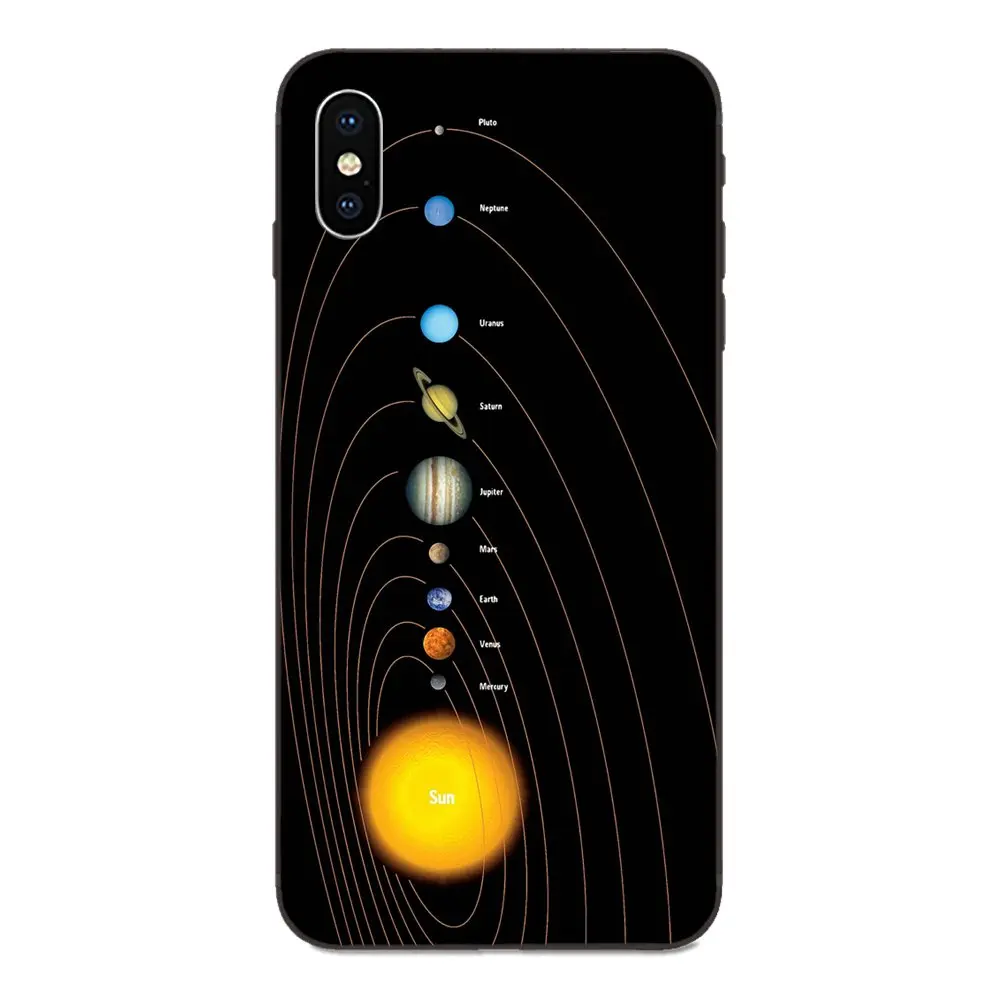 Saturn Saturnus планеты Солнечной системы высококлассные мягкие ТПУ чехлы Capa для Apple iPhone