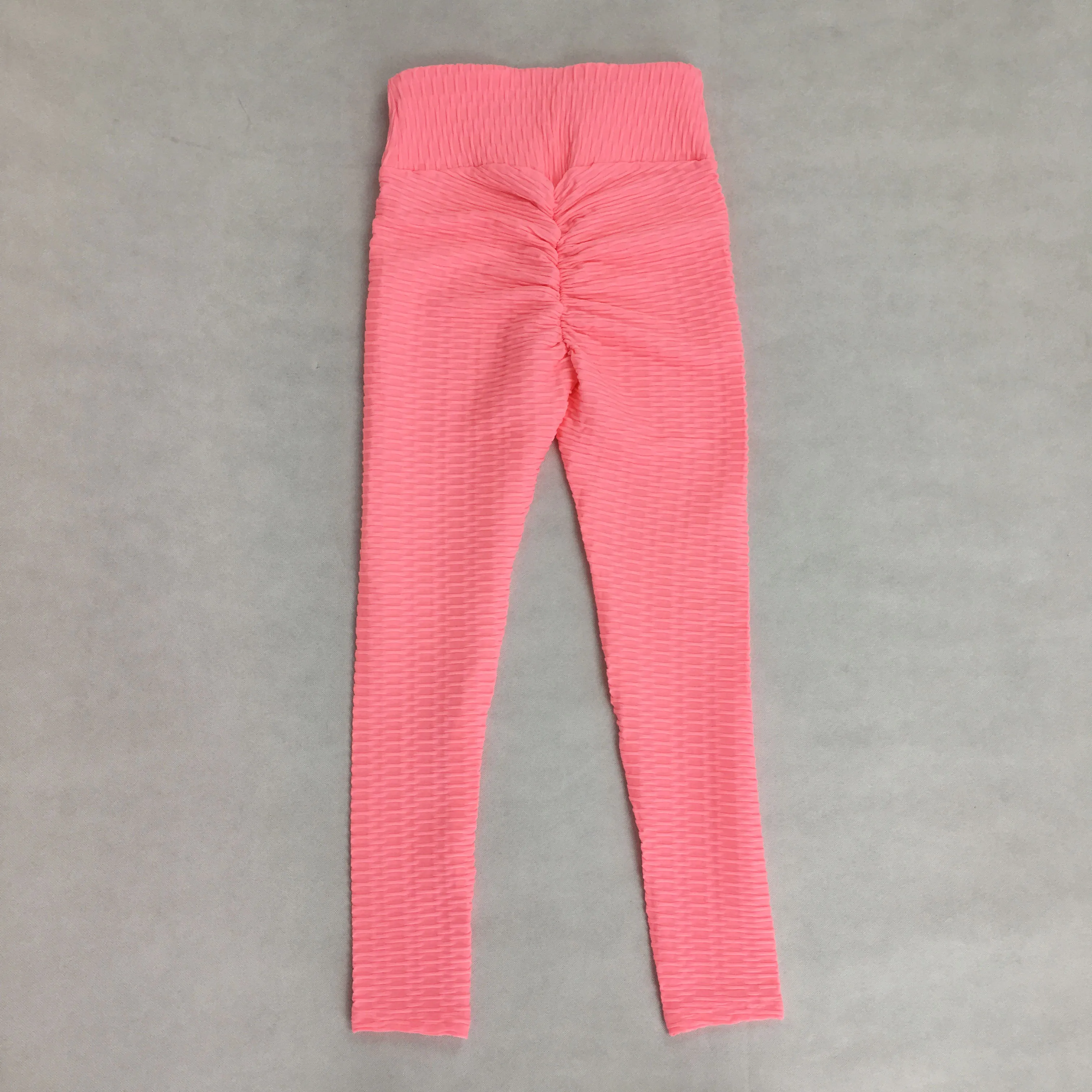 Женские жаккардовые текстурированные дышащие леггинсы для фитнеса модные