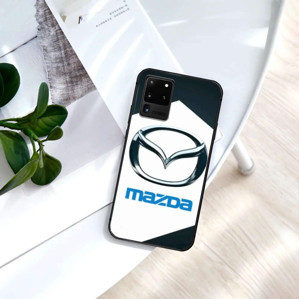 

Mazda Sports car Phone Case For Samsung Galaxy Note S 8 9 10 20 Plus E Lite Uitra black Cover Pretty Etui Painting Funda Luxury