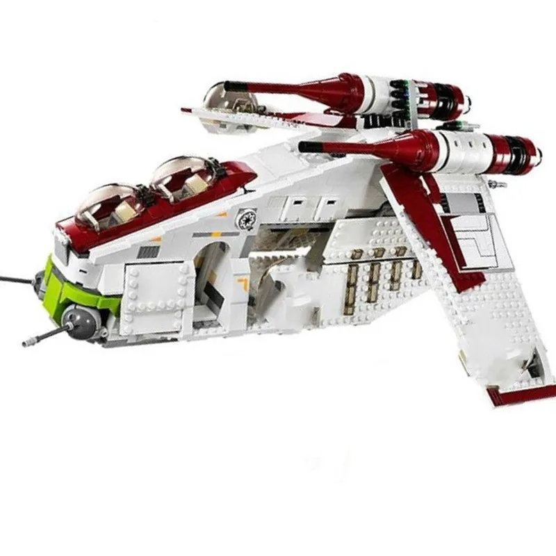 

05041 Wars Ship Model Republic Gunship Building Blocks Ship Educational Toys for Children DIY Bricks Birthyday Gift