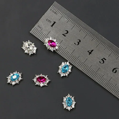 Стразы из сплава с кристаллами для женщин и девочек наклейки дизайна ногтей