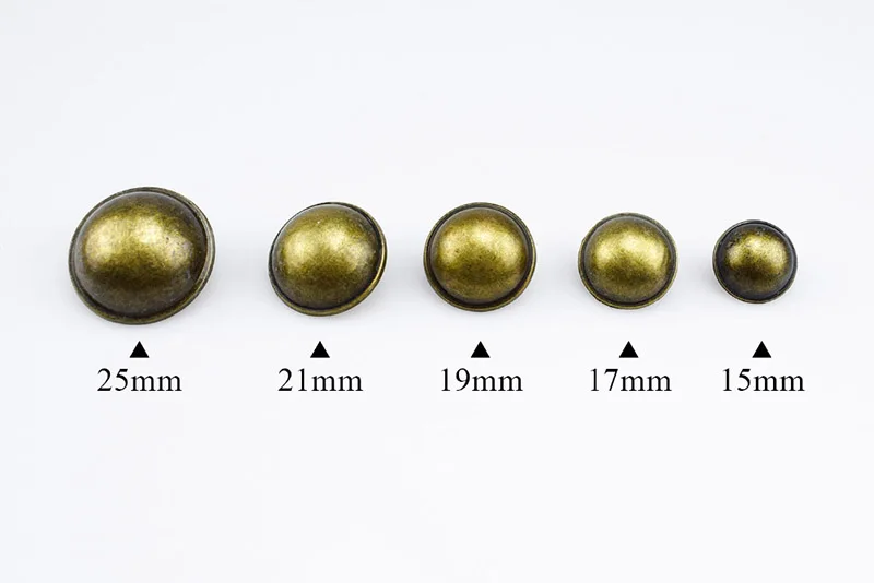 Meetee 10 шт 12-28 мм Высокое качество металлические кнопки Ретро латунные пальто