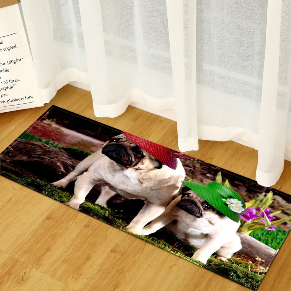 3D Животный узор напечатанный ковер отель полоса пол коврик офис конференц зал