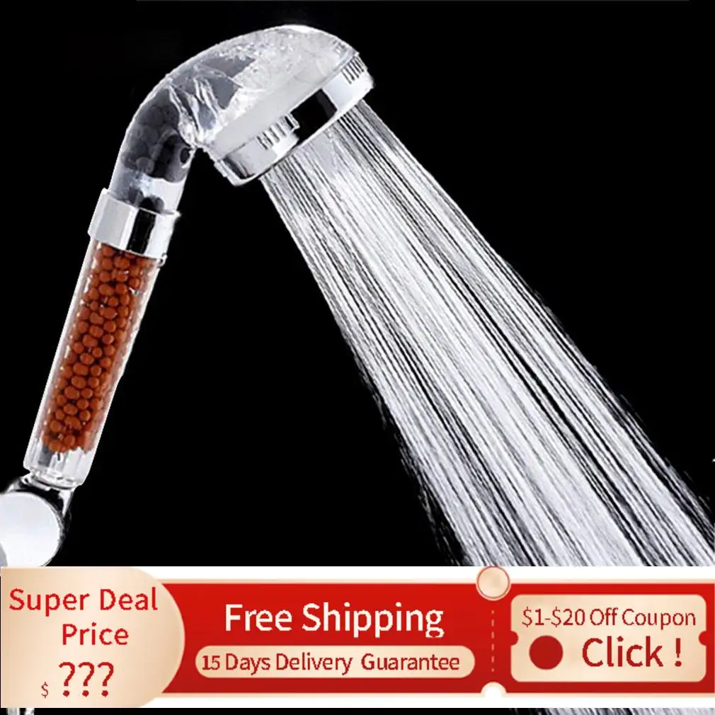 

Water Therapy Spa Bath High Filter Water Rain Shower Head With Activated Ion Negative Ball Durable Sale новый год 2022