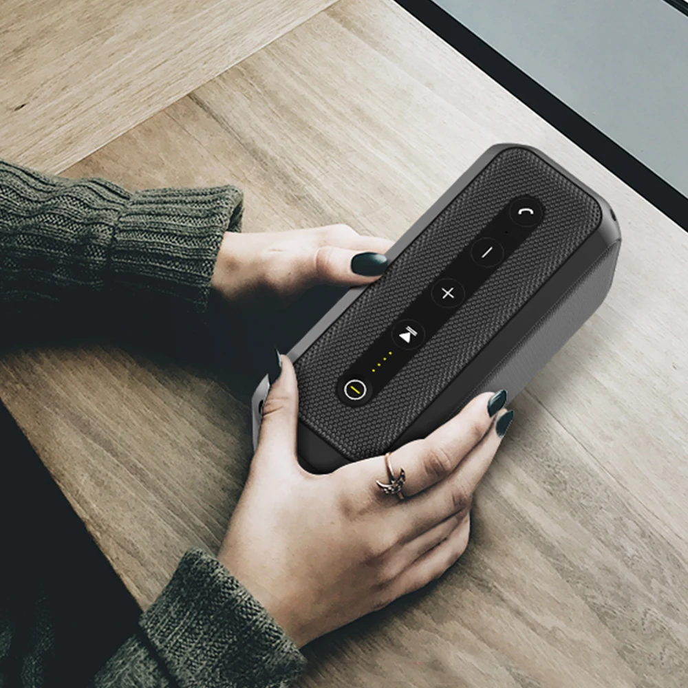 Новинка 2020 Bluetooth динамик сабвуфер TWS водонепроницаемая портативная музыкальная