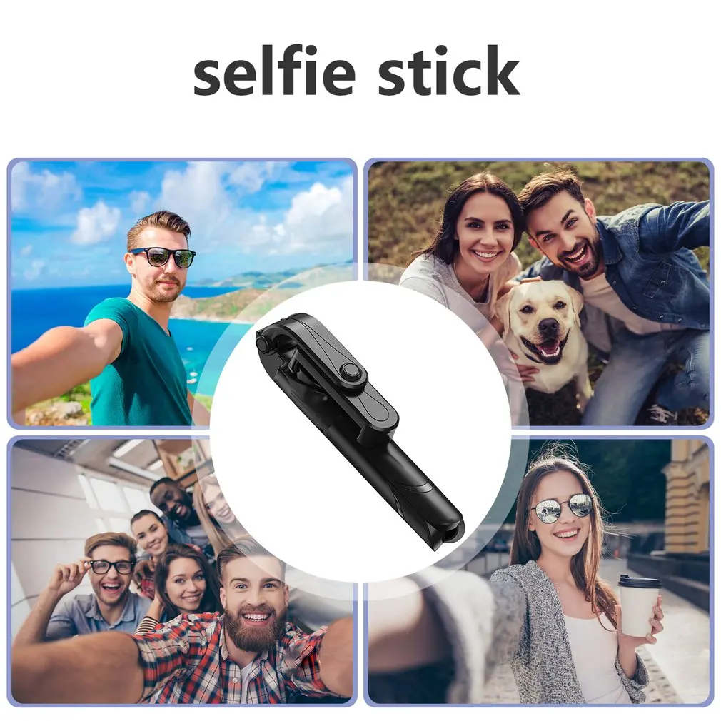 

XT09 Mobile Phone Wireless Selfie Stick With Tripod Integrated Multi-functional Video Live Support Phone Holder For Iphone
