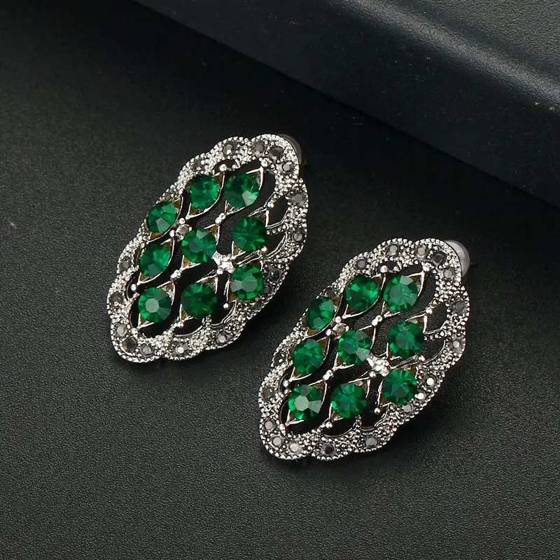 Iutopian удивительные винтажные Ретро серьги для женщин антикварные с сверкающими