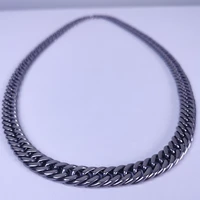 9 5 and 7 5mm durable mens bold titanium necklace whip chain as perfect gift 2021