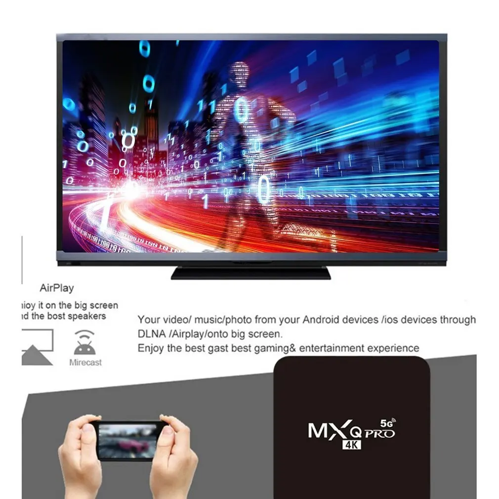 ТВ-Приставка Smart TV 1000 каналов Android RK3229 7 1 Гб + 8 Смарт ТВ-приставка медиа