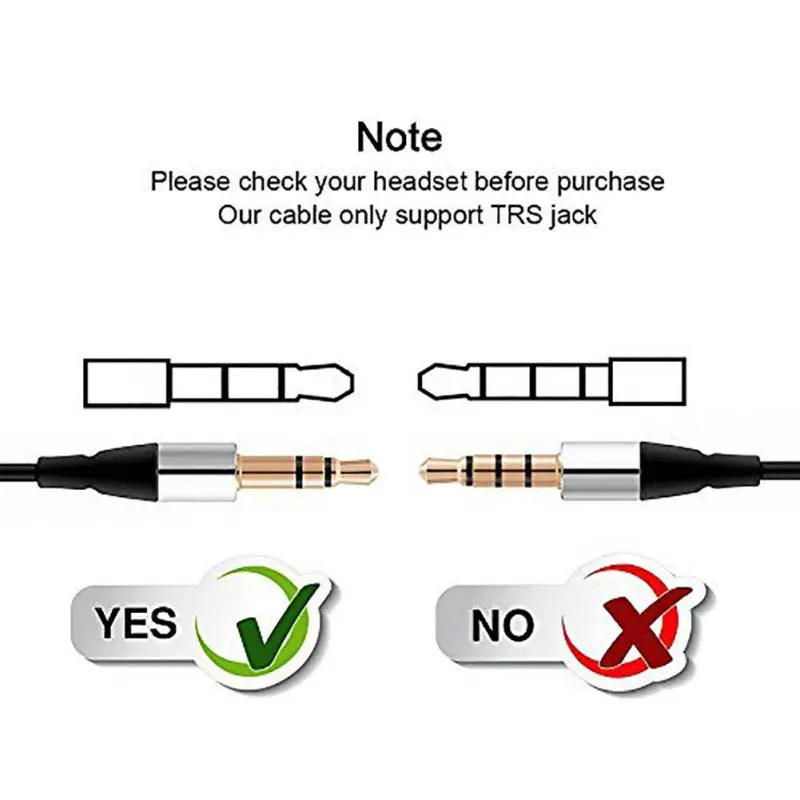 

Dual 3.5mm Jack to RJ9 Plug Adapter Converter Audio Cable For Computer Telephone