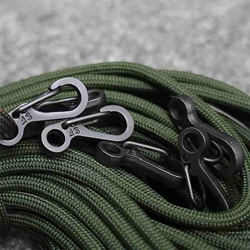 Карабин с застежкой из Паракорда 1 шт. | Дом и сад