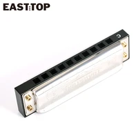 easttop pro50 toadstone modern rock electric blues with air tight plastic comb for easier harmonica musical instruments