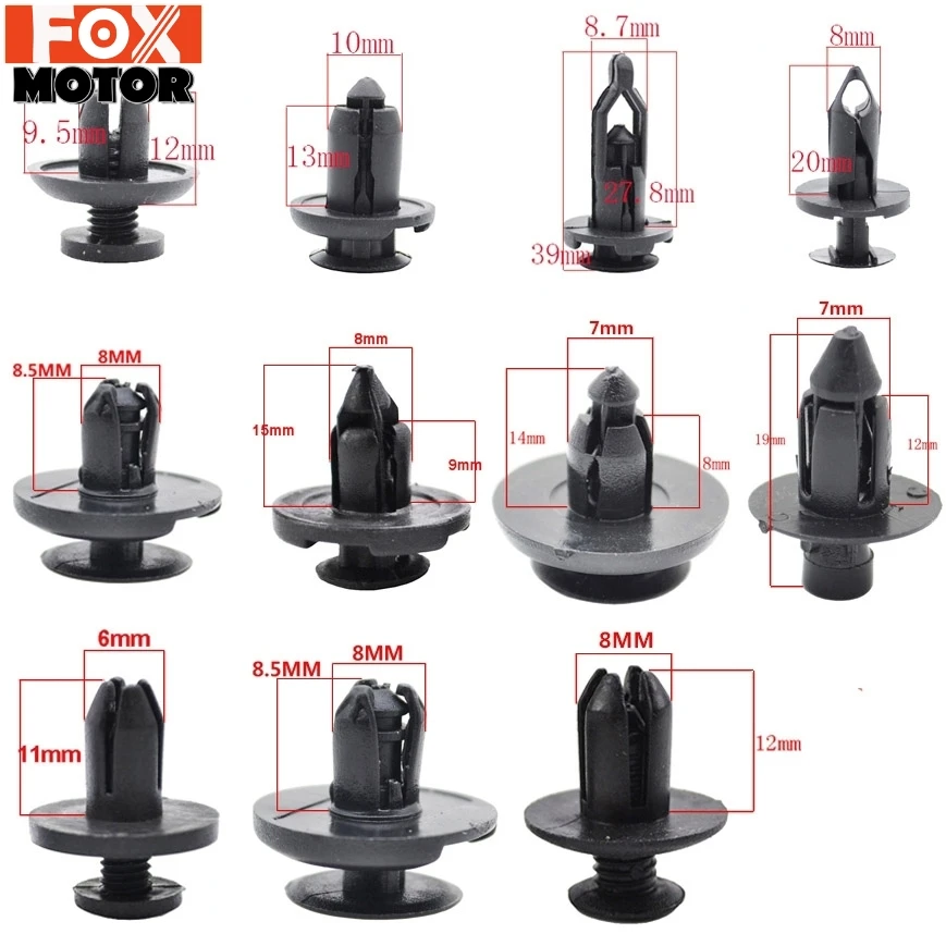 Xukey авто крепеж автомобильный бампер зажимы фиксатор Автомобильный Крепеж