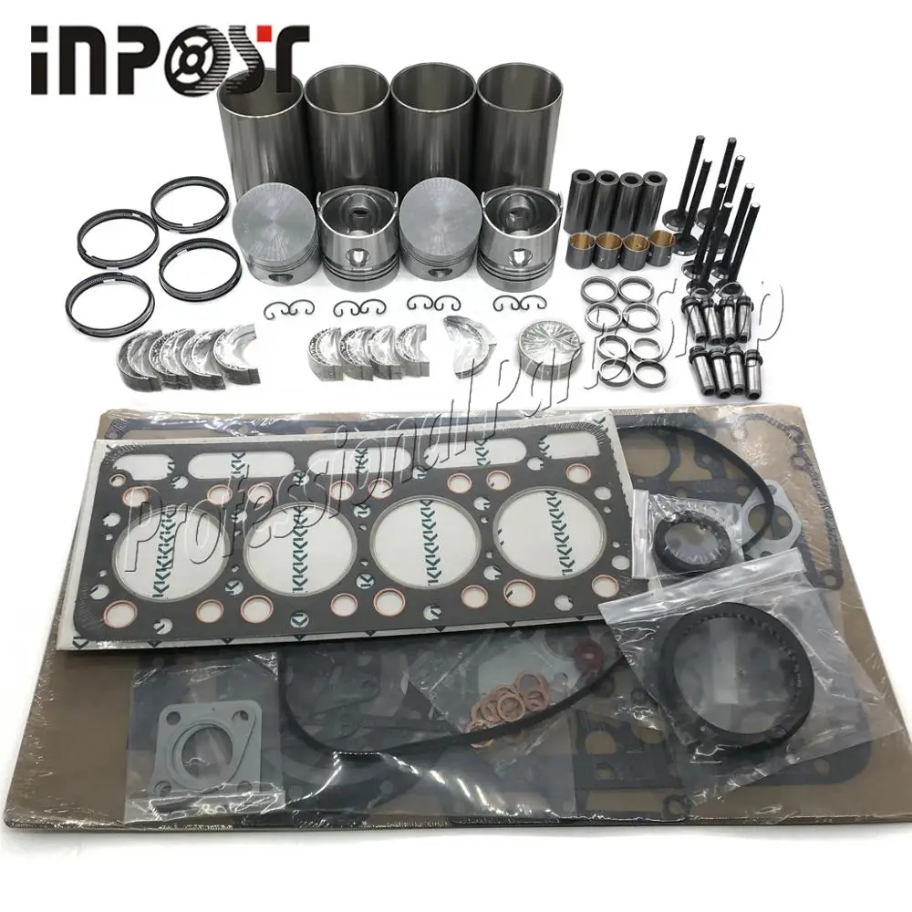 Новый V1502 V1502C капитальный Ремонтный комплект для двигателя Kubota RX3600 Запчасти для трактора