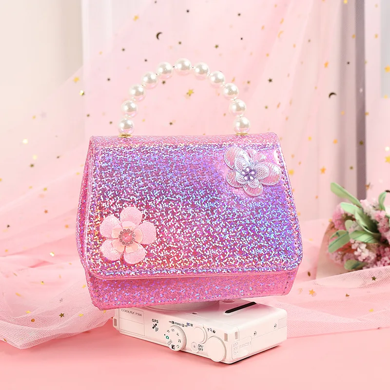 

Korean Girls Mini Purses 2021 Pu Leather Crossbody Bags for Kids Small Coin Wallet Pouch Little Girl Party Purse Hand Bag Gift