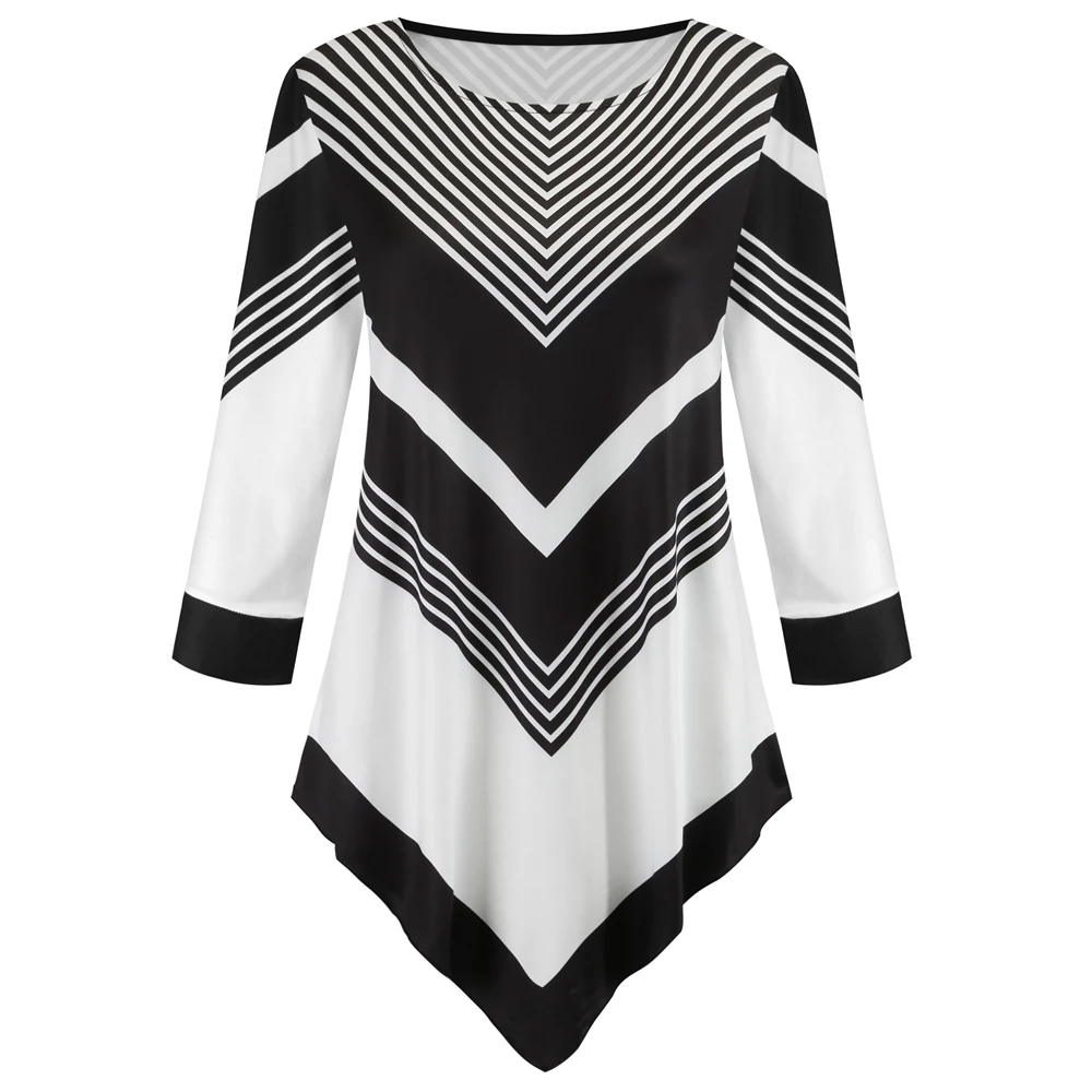 Осенняя Новинка модная женская шифоновая мешковатая рубашка размера плюс в