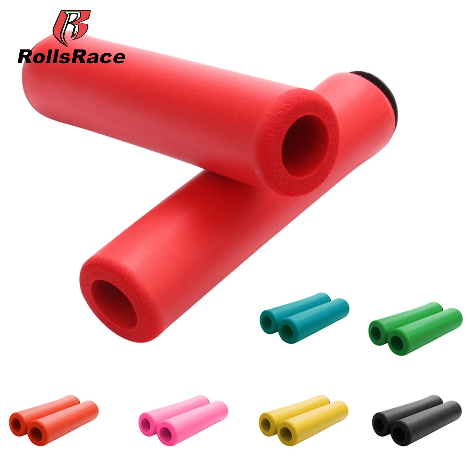 1 пара Нескользящие силиконовые ручки для велосипеда|Упоры рук на руль