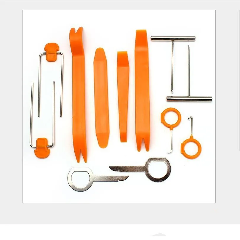 12 шт./компл. автомобильная Дверная панель аудио демонтаж удаляет автомобильные