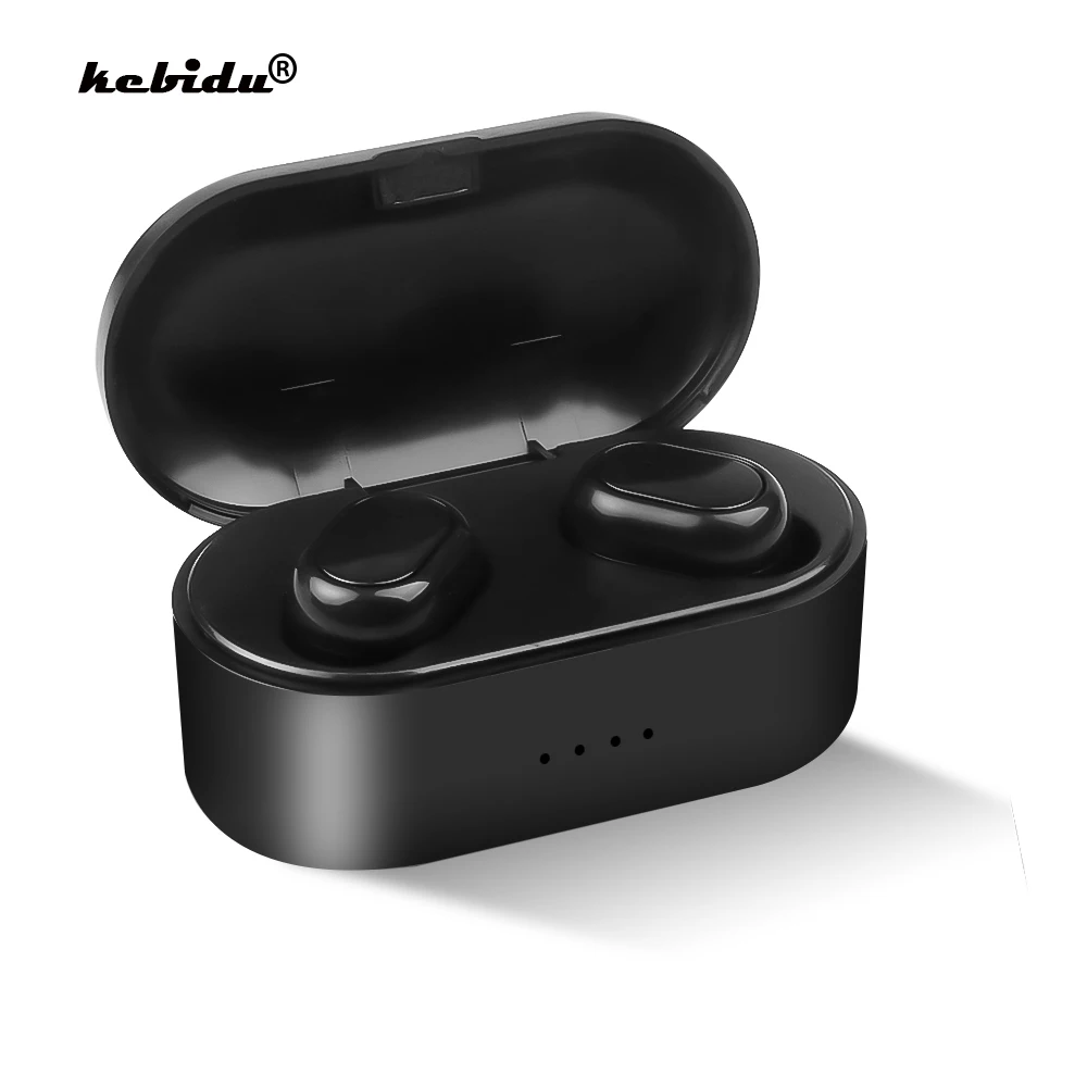 Kebidu bluetooth-наушников TWS 5 0 True Беспроводные наушники с микрофоном громкой связи