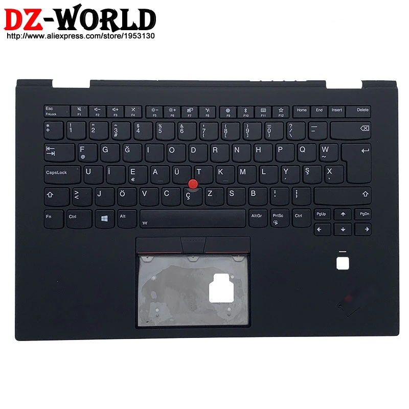 

New Shell Upper Case Palmrest with Backlit HU Hungary Keyboard for Lenovo Thinkpad X1 Yoga 3rd Gen Laptop C Cover 01LX814