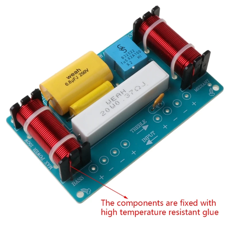 WEAH 338 3 Way 120W динамик аудио делитель частоты громкоговоритель фильтр|Аксессуары