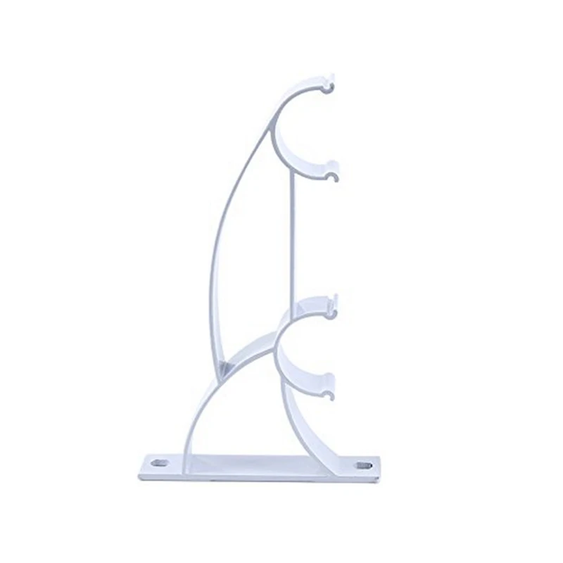 Двойной держатель штанги занавес Полюс кронштейн сверхмощный металлический