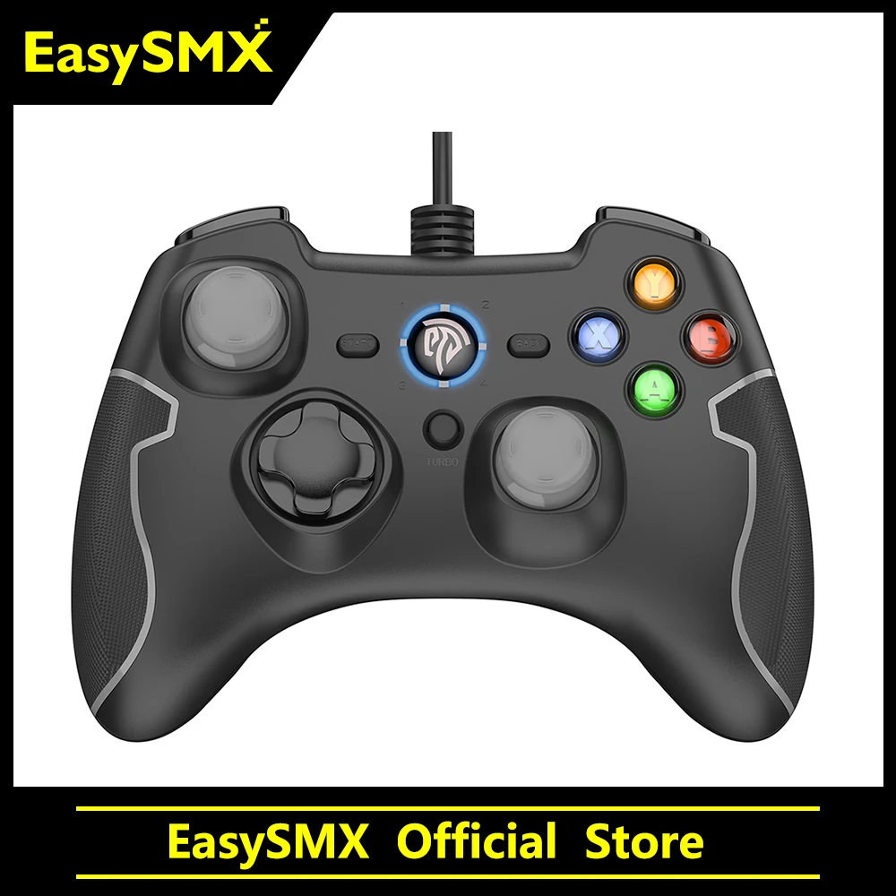 EasySMX ESM 9100 проводной геймпад для PS3 Android TV Box Phone Windows 7/8/10 вибрационный джойстик ПК и