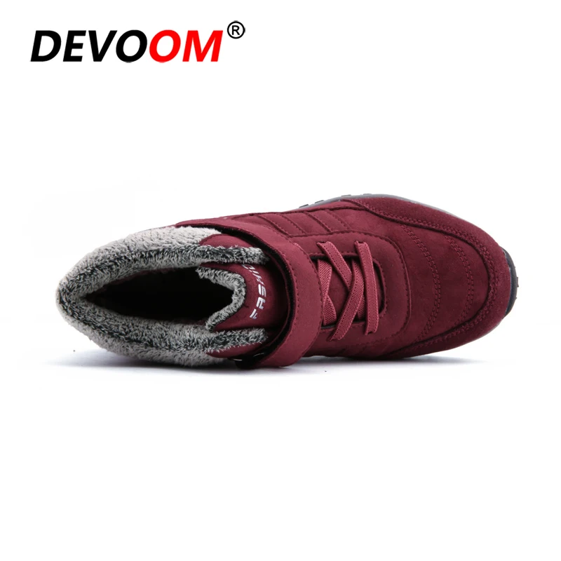 Зимняя походная обувь для улицы мужчин и женщин теплые водонепроницаемые