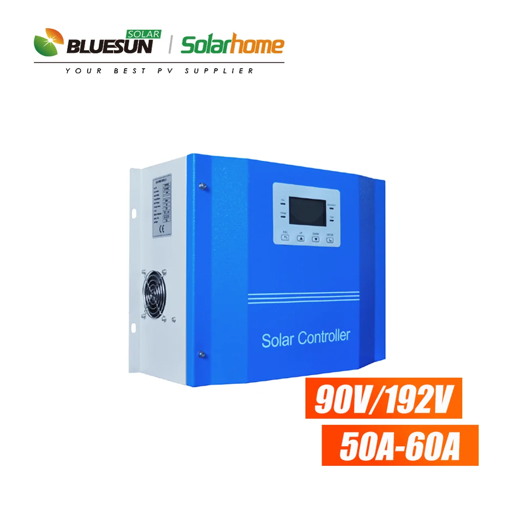 

Bluesun 96v 120v 192v 220v 360v mppt solar charge controller 50a 100a 150a 200a battery charger