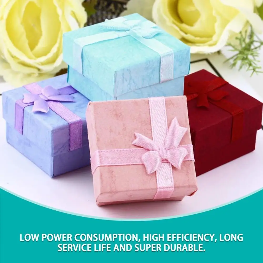 Романтическая Подарочная коробка для ювелирных изделий чехол с подвеской