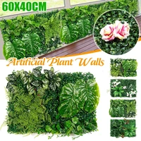artificial hedge leaf fence roll screening wall garden plant lawn landscaping privacy screen fences panel home garden decoration
