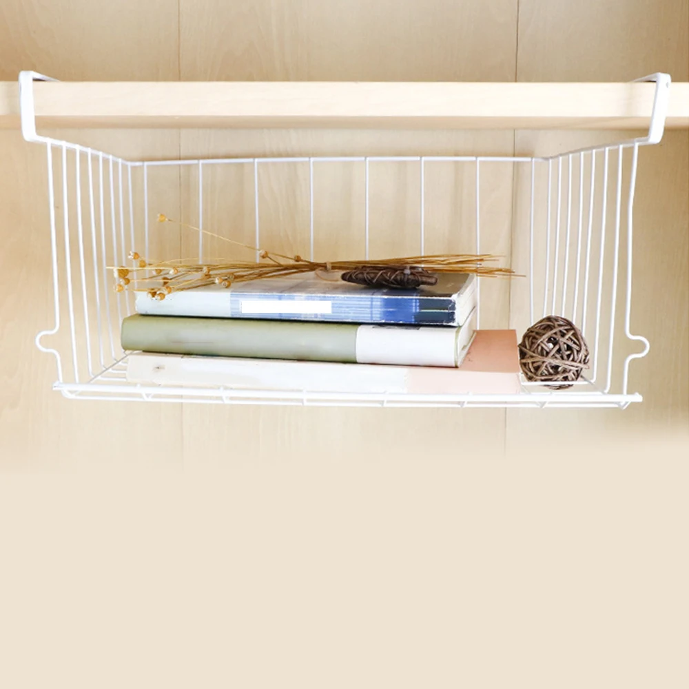 Новая Штабелируемая подвесная корзина под полкой подвесной из металлической