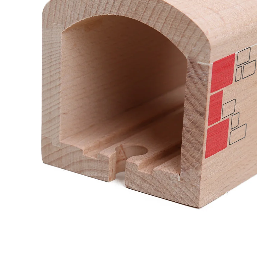 Аксессуары для деревянных треков на поезде туннельная пещера прямые треки