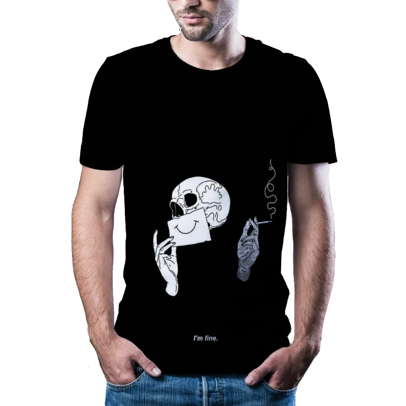 

Men's Women's 3D Printing Landscape Print T-shirt Men's Round Neck Cartoon Short Sleeve Clothes Fashion 3D T-shirt 2020