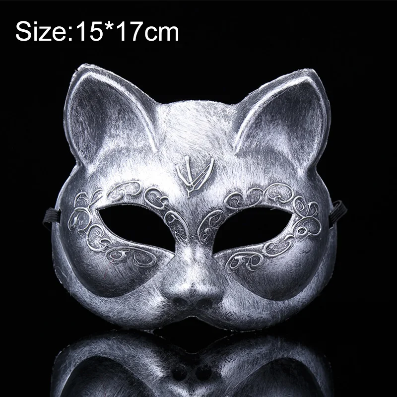Маски для маскарада в стиле ретро модные пластиковые маски лисы косплея из