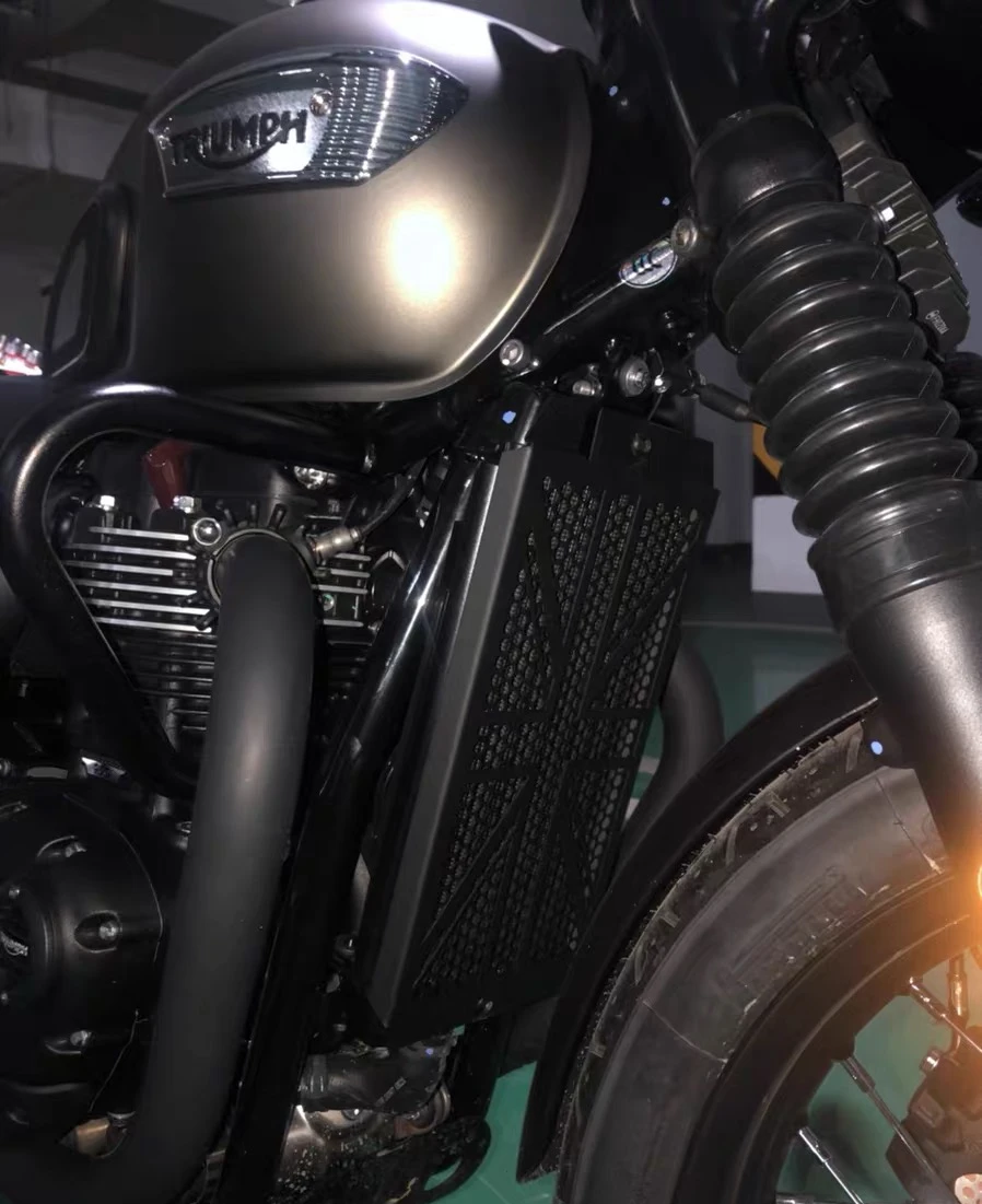 

For Triumph Bonneville T100 T120 Street Twin Scrambler Bobber Speedmaster Motorcycle Radiator Cover Grill Guard Protection