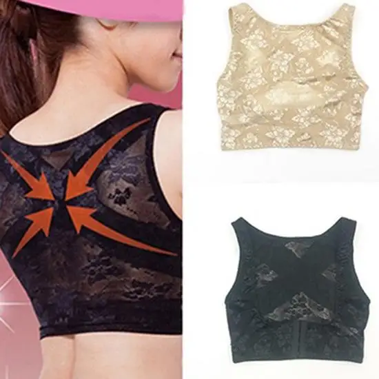 

Кружевной эластичный Корректор осанки, корректор спины, поддержка плеч, груди, бюстгальтер, коррекция осанки