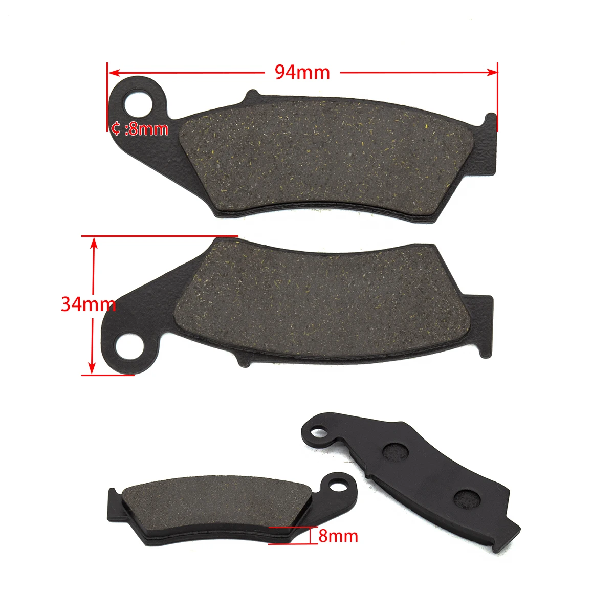 

Передние и задние тормозные колодки для мотоцикла HONDA CRF250R CRF250X 2004-17 CR125R CR250R CR125 CR250 R 02-07 CRF450R 02-16 CRF450X 05-17