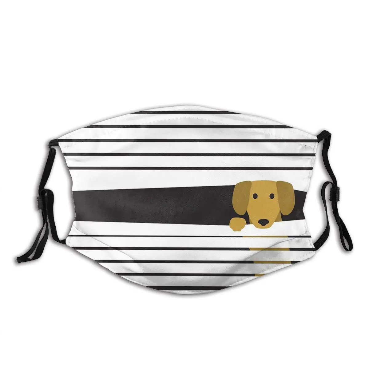 

Doggie In The Window Dog Non Disposable Printed Mouth Face Mask with Filters Dustproof Winter Protection Cover Respirator