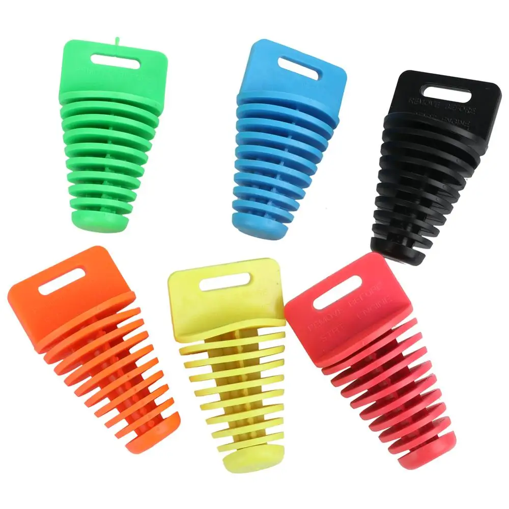 Большая выхлопная трубка глушитель моющаяся Водонепроницаемая пробка для