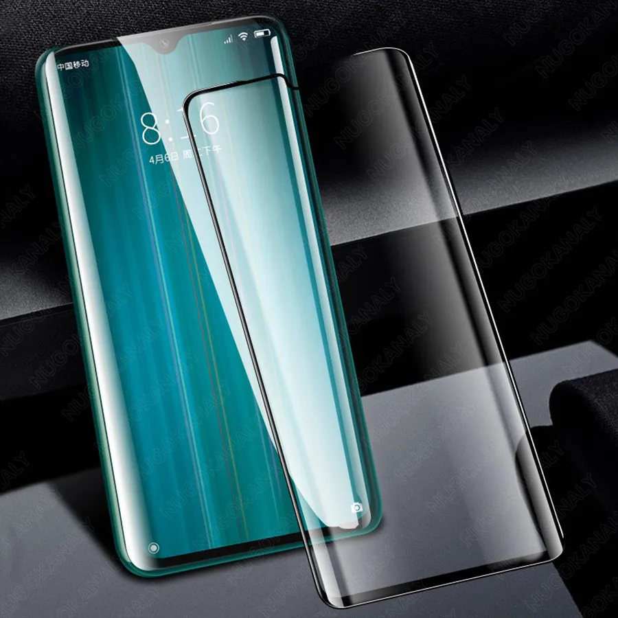6D полная клейкая Обложка из закаленного стекла для Xiaomi Redmi Note 8 Pro mi A3 9 Lite CC9E CC9 Защитная пленка для экрана