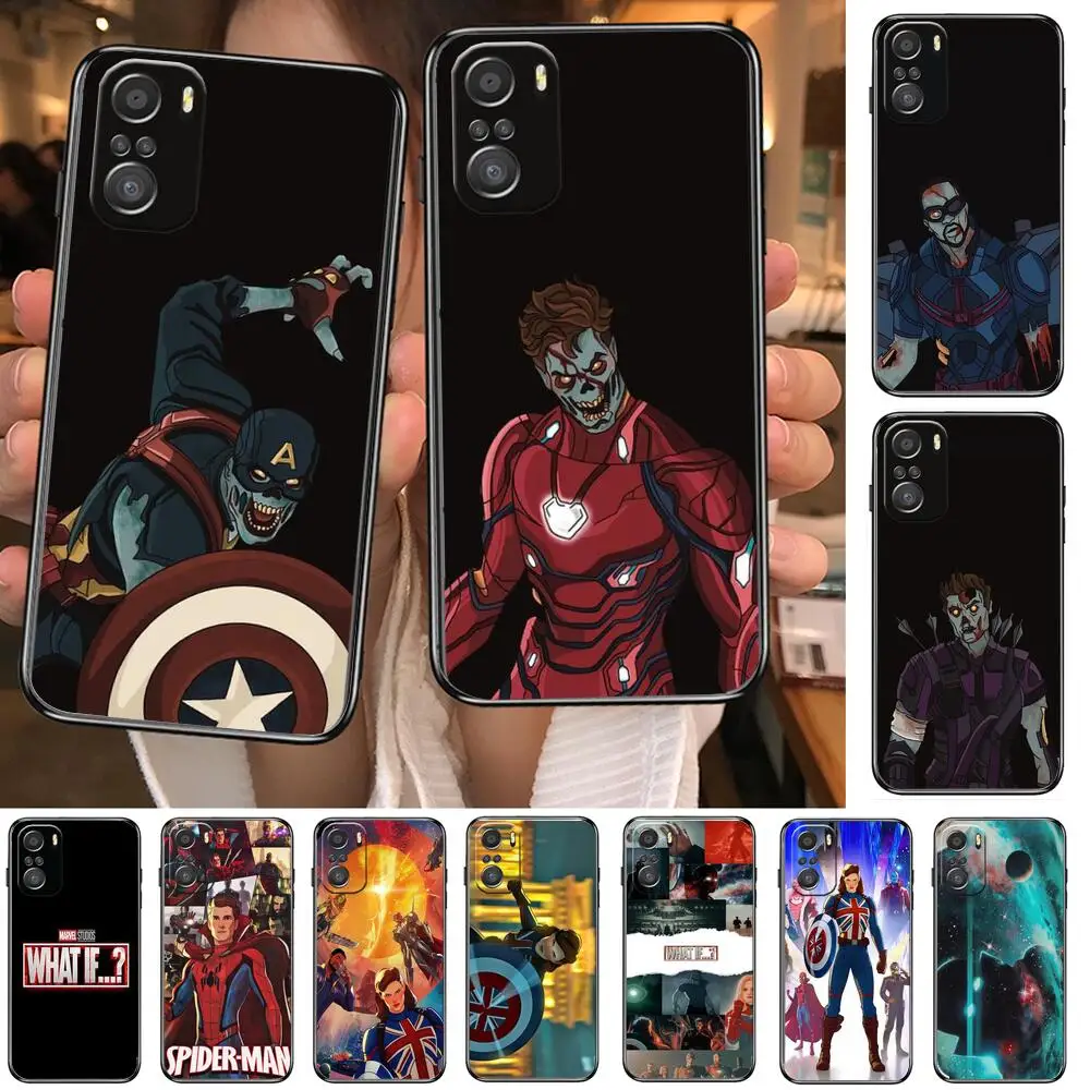 

Marvel what if Phone Case For xiaomi redmi 11 Lite pro Ultra 10 9 8 MIX 4 FOLD 10T Black Cover Silicone Back Prett